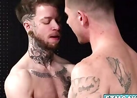 Tattooed Derek Spears Fucks and Breeds Atlas Alexander Hard