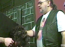Brunette Explores Sensual Bondage In Dark Fetish Dungeon