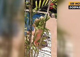 Angelika Grays Lounges Poolside