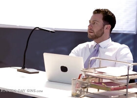 MODERN DAY SINS Overworked Boss Takes A Break To Hard Assfuck The Naughty Office Maid Kenna James