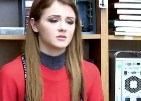 Young dame learns stringent supremacy from man