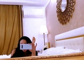 I AM NAKED IN MY SILK SHEETS AND I HAVE A NEW BIG MIRROR