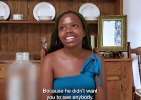 QUIET 18YO EBONY modeled for America then gagged deep