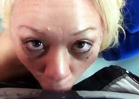 Blonde Babe Bambi Diamond Deepthroats A Big Cock