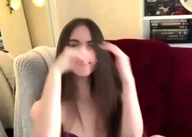 Small titted brunette amateur anal nailed at home