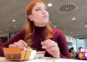 Cumwalk Bukkake To Mcdonalds