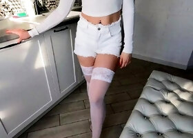 Lascivious stepsis needs hard cock in her aching pussy