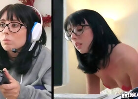 Gamer Girl Daphne Dare Big Cock Pounding