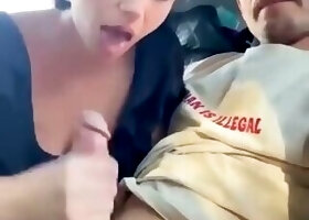 College Girl Anal, Ass To Mouth, Blowjob, Ass Creampie On Car