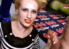 Angel Wicky Top Model Takes Bukkake Gangbang