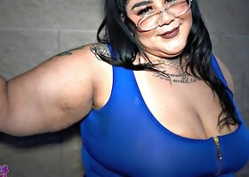 Gibby the Clown Pounds Crystal Blue in Cosplay Deep-Throat